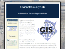 Tablet Screenshot of gis.gwinnettcounty.com
